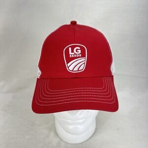 LG Seeds K Products Logo Strapback Trucker Hat Cap White